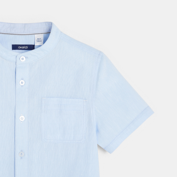 قميص صغير ياقة قائمة